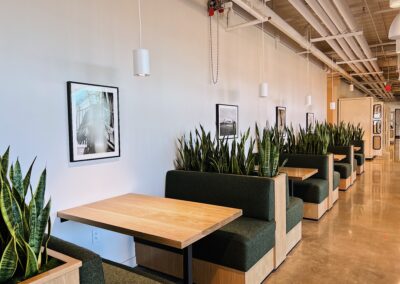 The Ledger interior lounge and seating