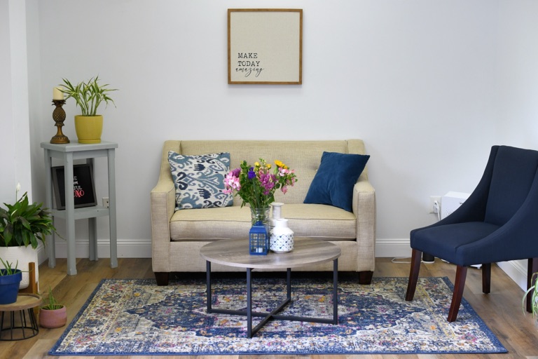 Therapy FAQ warm office setting