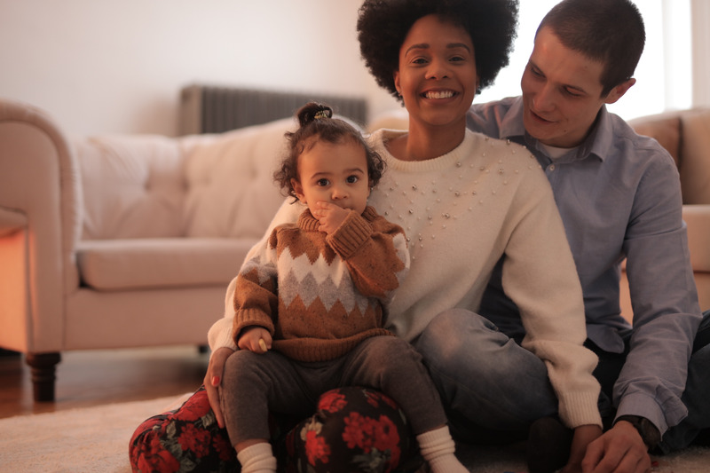 Family managing stress during transitions